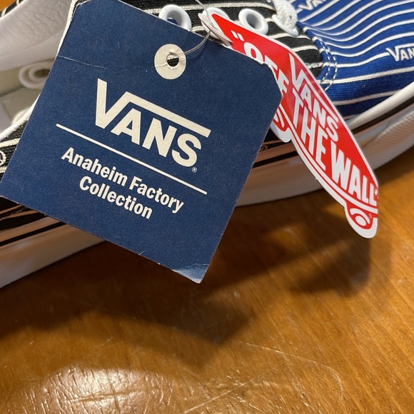 Women’s Vans Sneakers Era 95 Dx Anaheim Factory Blue / Black Stripes Size 9 NEW - Picture 5 of 6